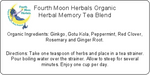 Organic Herbal Memory Tea Blend